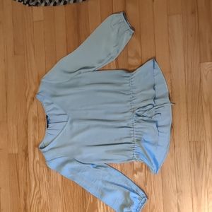 Soft green Banana Republic top